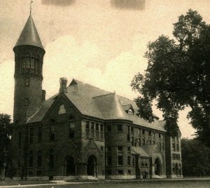 Norwich Connecticut CT Slater Memorial Hall 1906 UDB Vtg Postcard Rotograph Q14