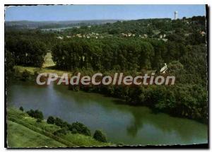 Postcard Modern Torcy (S & M) Panorama from the Marne