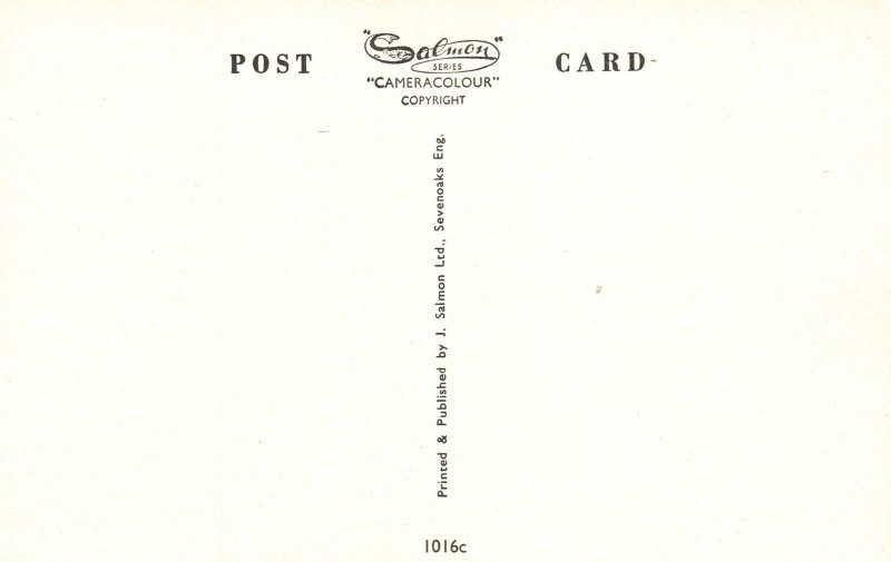 Vintage Postcard Shakespeare Memorial Theater Stage Theatre Stratford-Upon-Avon