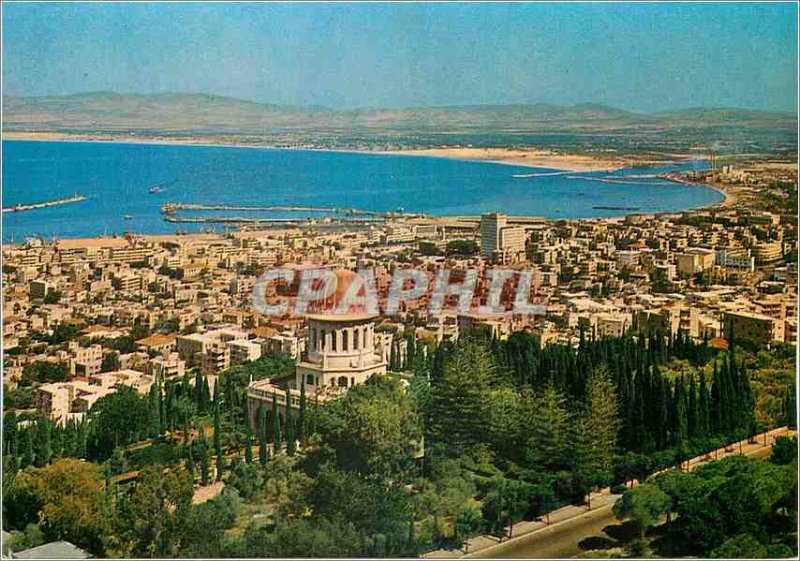 Postcard Modern Haifa General View an Important Port