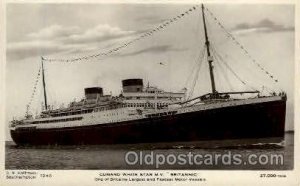 Britannic Cunard White Star Line Ship Unused 