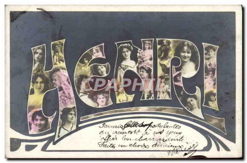 Old Postcard Fancy Henri Surname