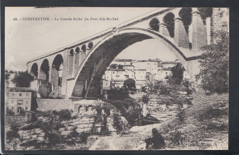 Algeria Postcard - Constantine - La Grande Arche Du Pont Sidi-Rached T9875