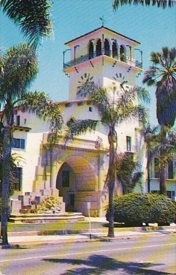 California Santa Barbara The Tower Santa Barbara County Courthouse