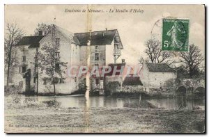 Old Postcard Environs de Nemours The Mill Hulay