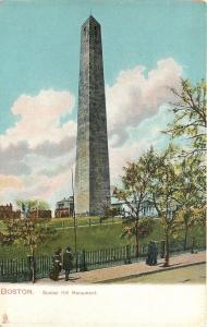 Boston Massachusetts~Bunker Hill Monument~Victorian Ladies & Gents~1907 TUCK 