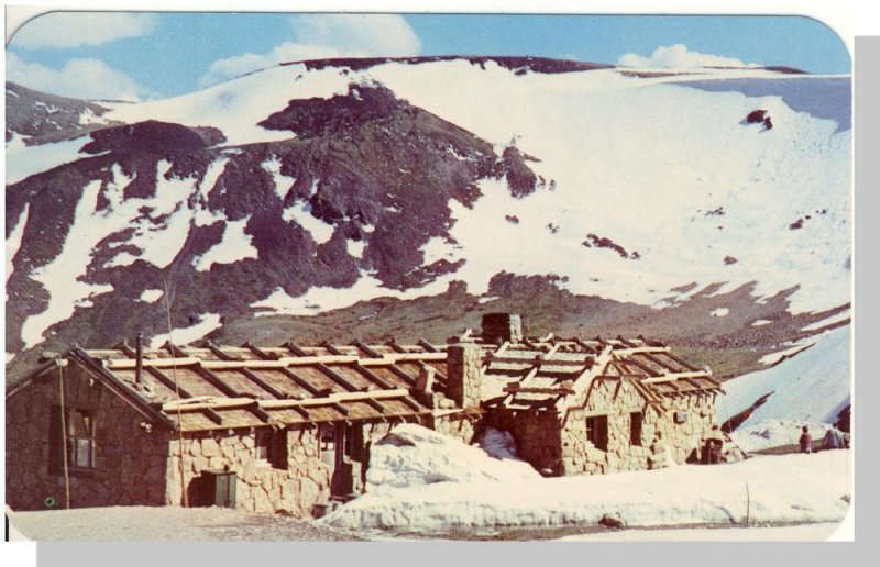 Scenic Rocky Mountain Park, Colorado/CO Postcard,Trail Ridge