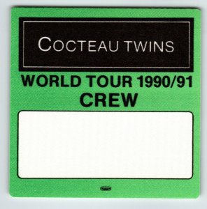 Cocteau Twins Backstage Pass 1990 1991 Cloth Fabric Shoegaze Dream Pop Post-Punk