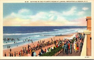 North Carolina Wrightsville Beach Bathing In The Atlantic Ocean At Lumina Cur...