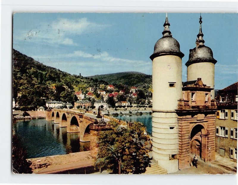 Postcard Alte Brücke, Heidelberg, Germany