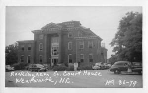 Wentworth North Carolina Rockingham Court House Real Photo Postcard K68999