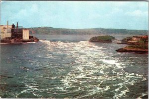 Postcard PANORAMIC SCENE Saint John New Brunswick NB AL9162