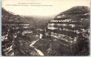 M-13593 Vallee de la Loue Les Gorges de Nouailles Franche-Comte France