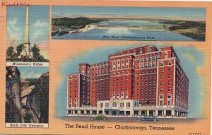 Postcard The Read House Chattanooga TN 1941