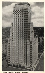 Memphis TN-Tennessee, Sterick Building Skyscraper Vintage Postcard c1920