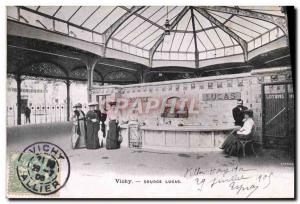 Postcard Old Cures Vichy Source Lucas