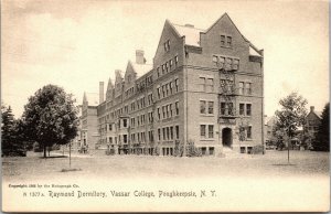 Vtg 1900s Raymond Dormitory Vassar College Poughkeepsie New York NY Postcard