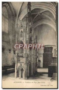 Old Postcard Avignon Pope John XXII Tomb