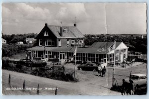 Koudekerke Zeeland Netherlands Postcard Hotel Pension Westduin c1930s RPPC Photo