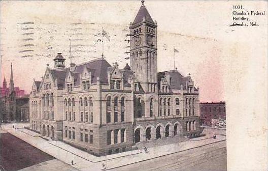 Nebraska Omaha Federal Building 1906