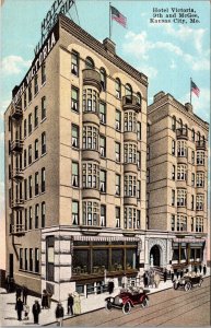 Postcard Hotel Victoria at 9th and McGee in Kansas City, Missouri