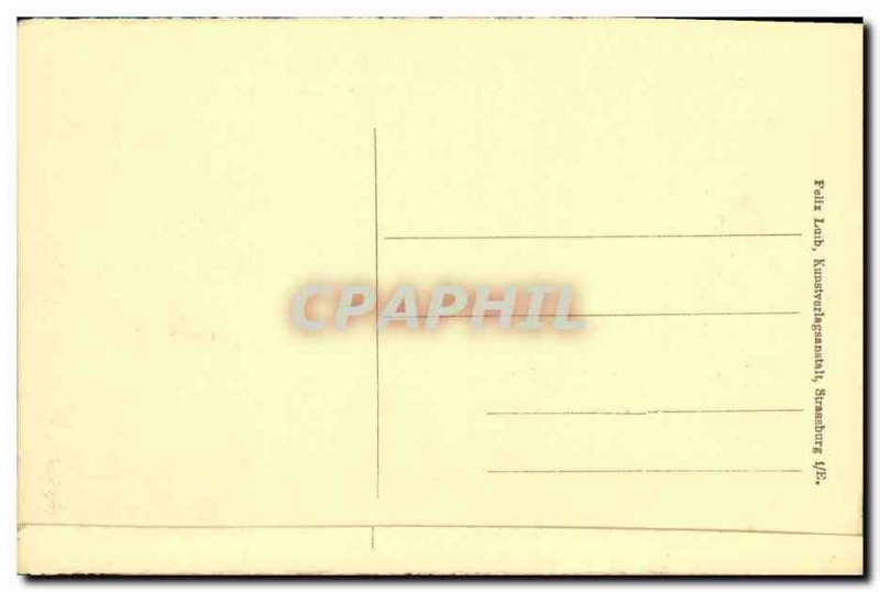 Old Postcard Old Strasbourg