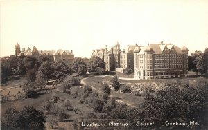 H84/ Gorham Maine RPPC Postcard c1920s Normal School Buildings 27