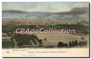 Postcard General view Old Toulon and the Bay Wing