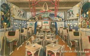 Sheridan Springs New York City Jack Delaney's Restaurant 1950s Postcard 21-8963