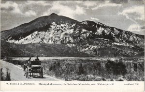 PC NEW ZEALAND, MAUNGAKAKARAMEA, NEAR WAIOTAPU, Vintage Postcard (B41404)