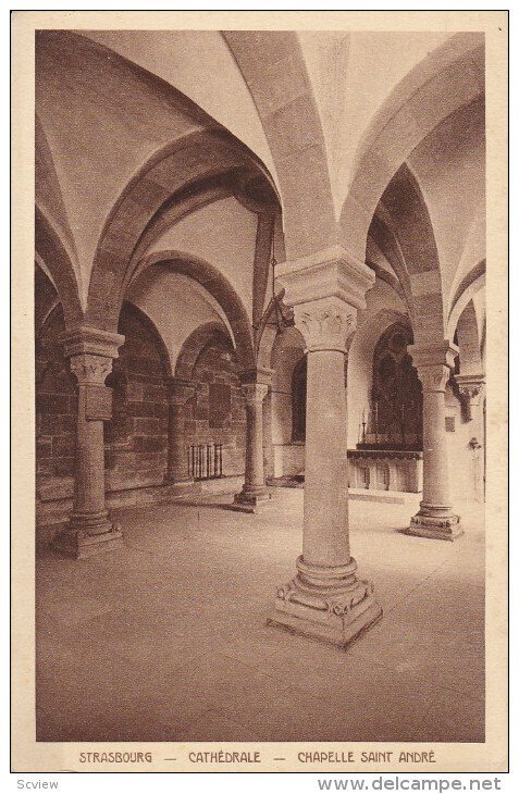 Cathedrale, Chapelle Saint Andre, STRASBOURG (Bas Rhin), France, 1910-1920s