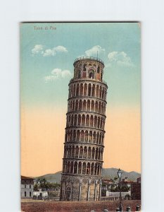 Postcard Torre di Pisa Italy