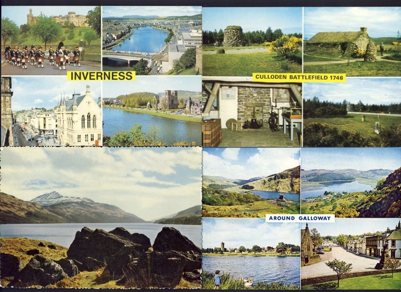 4x SCOTLAND  postcards