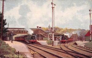 Sandling England Sandling Junction Station Antique Postcard J80956