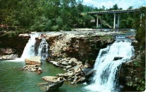 US  PC2591   WATERFALLS OF LITTLE RIVER CANYON, ALA