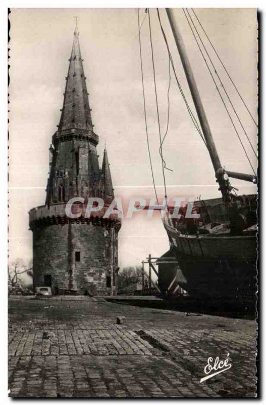 Old Postcard La Rochelle Lantern Tower