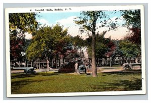 Vintage 1920's Postcard Canons in Colonial Circle Grounds Buffalo New York