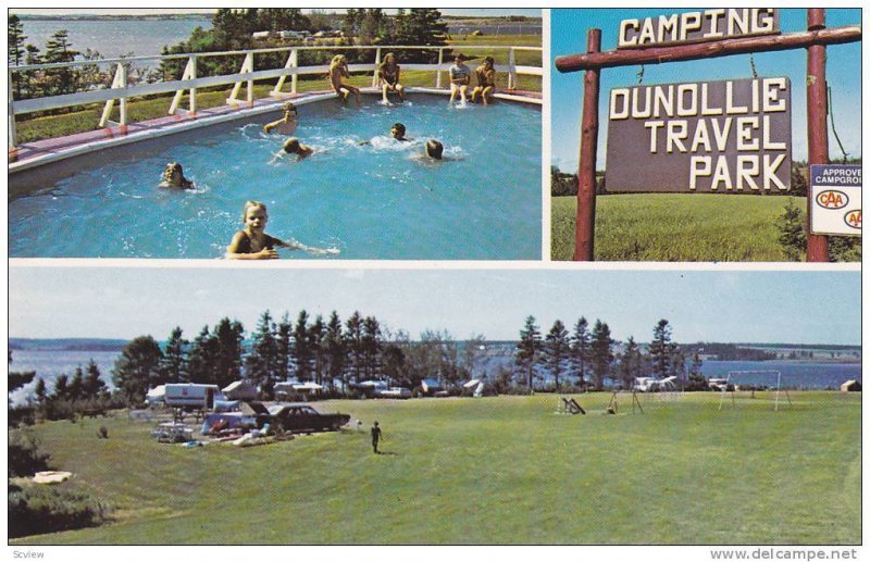 Swimming Pool,  Dunollie Travel Park,  Cornwall,  P.E.I.,   Canada,  40-60s