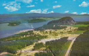 Canada Aerial View Fraser Lake British Columbia