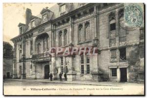 Old Postcard Villers Cotterets Chateau Francois l st Facade on the Court & # ...