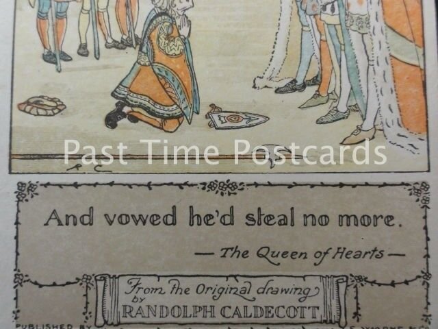 c1915 RHYME The Queen of Hearts from Original R. Caldecott 160515