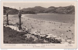 RP: SAN SEBASTIAN , Spain , 20-40s ; La Concha Beach