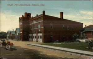 Alliance OH Fire Department c1910 Postcard