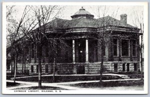 K46/ Milbank South Dakota Postcard c1910 Carnegie Library 373