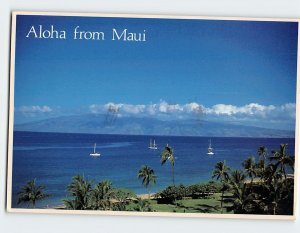 B-202883 Kaanapali Beach Aloha from Maui Hawaii USA