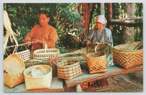 Native Americana~Oconaluftee Indian Village~Cherokee North Carolina~Vintage PC