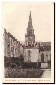 Postcard Old Pilgrimage of Benoite Vaux Souilly Meuse by Church and Monastery