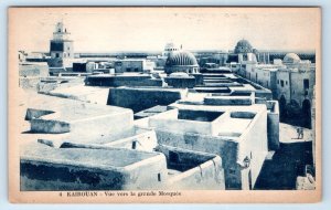 KAIROUAN Vue vers la grande Mosquee TUNISIA Postcard