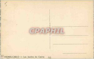 Old Postcard Monte Carlo's Casino Gardens