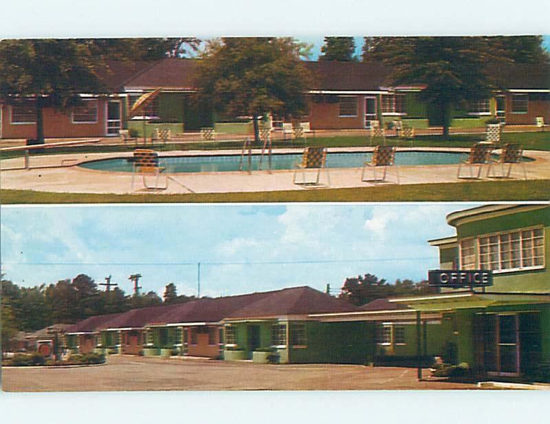 Unused Pre-1980 MOTEL SCENE Rocky Mount North Carolina NC HJ9243